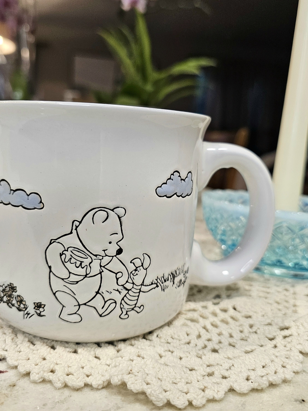 Disney Inscripted Winnie the Pooh and Piglet Ceramic Mug A Little Consideration